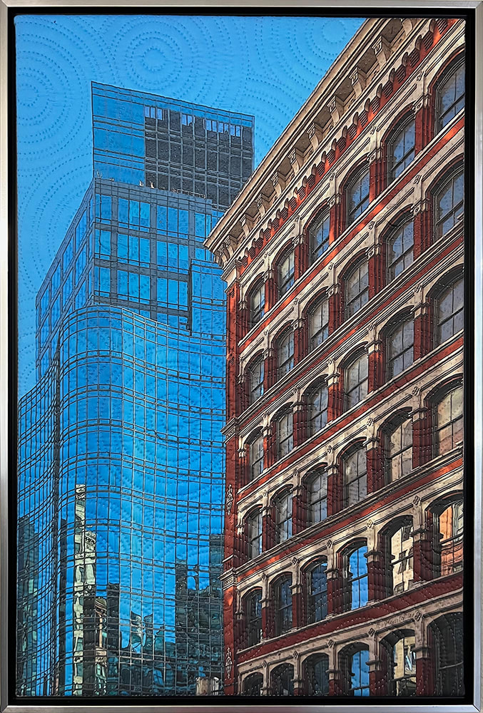 Astor Place by Marilyn Henrion  Image: Astor Place - framed