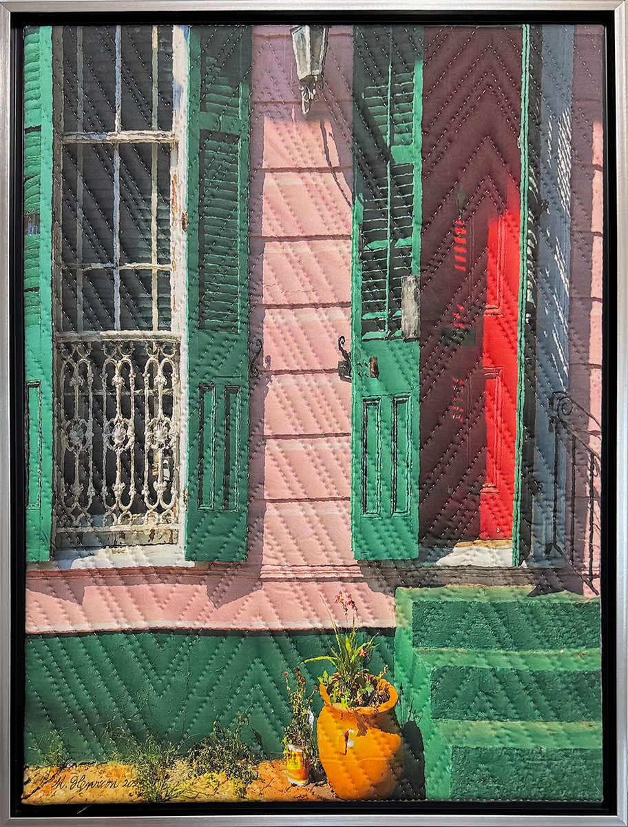 Burgundy Street New Orleans by Marilyn Henrion  Image: framed