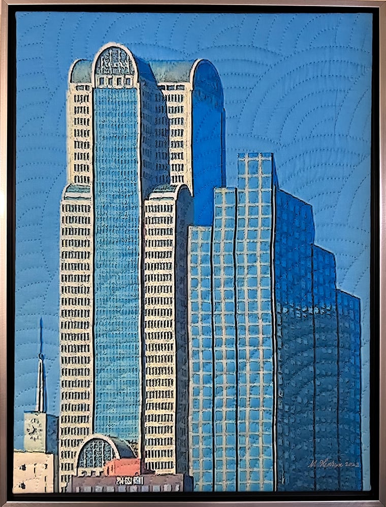 Dallas Downtown 3 by Marilyn Henrion  Image: Dallas Downtown 3- framed