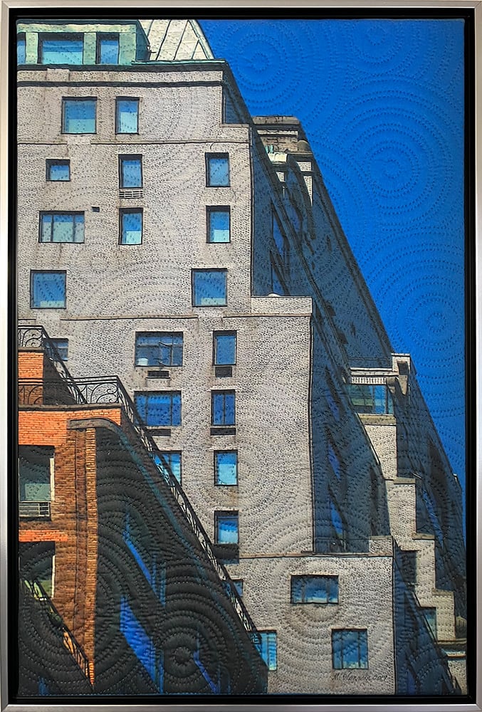 Gray Building by Marilyn Henrion  Image: Gray Building- framed