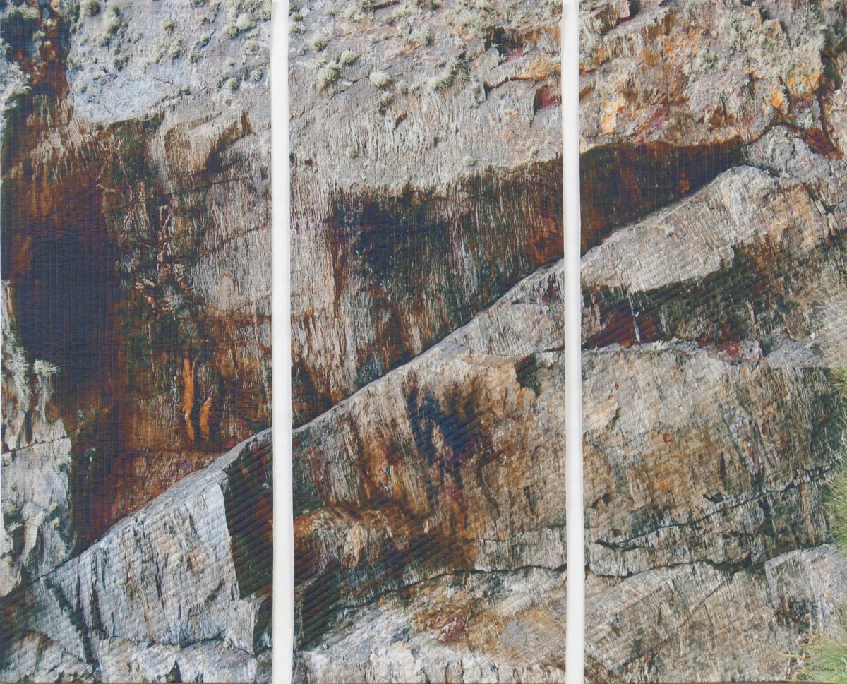Gray Rock Triptych by Marilyn Henrion, Image 1.