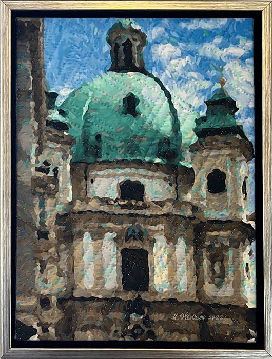 Echoes- Green Dome by Marilyn Henrion  Image: Echoes- Green Dome- framed