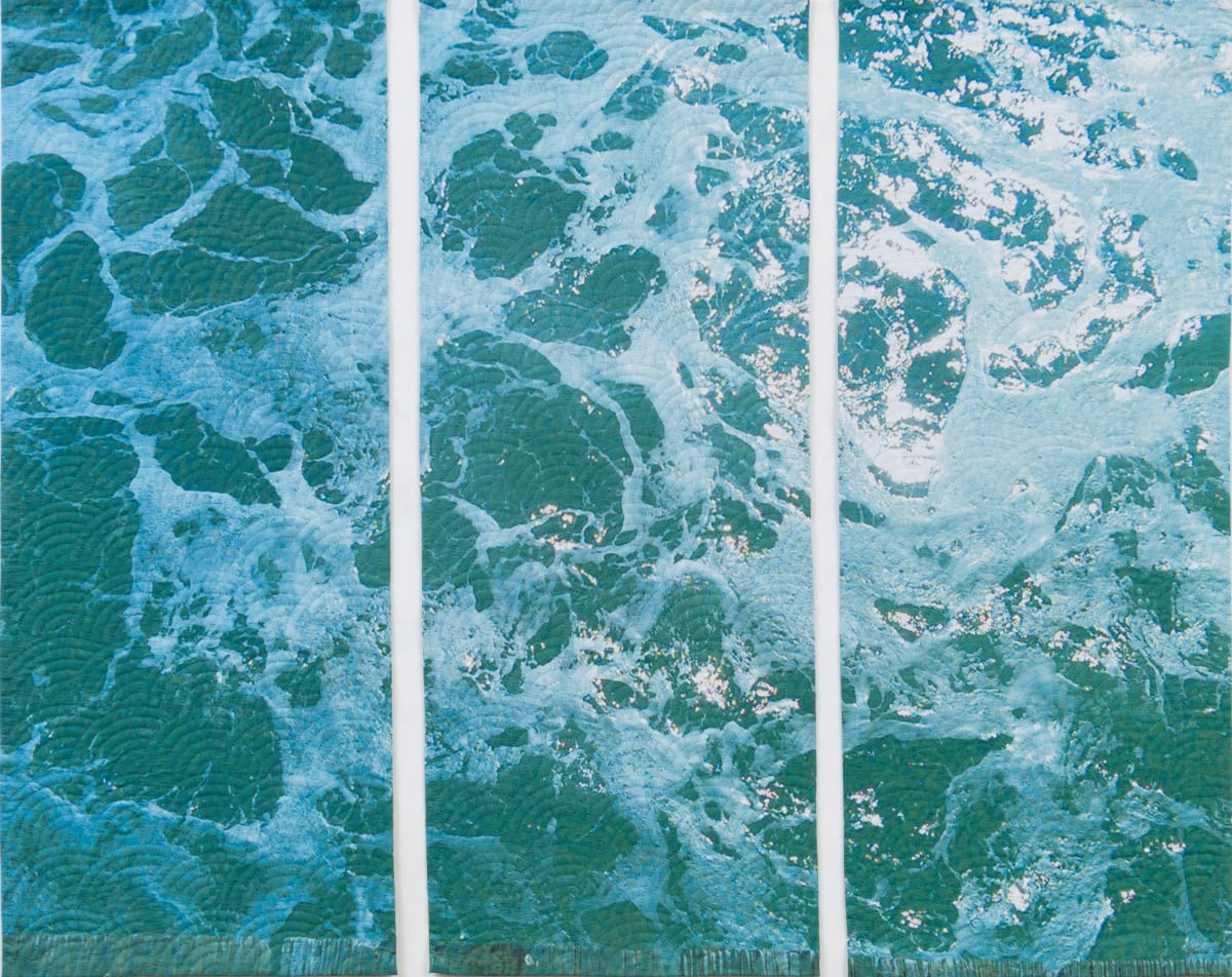 Green Sea Triptych by Marilyn Henrion  Image: Green Sea Triptych