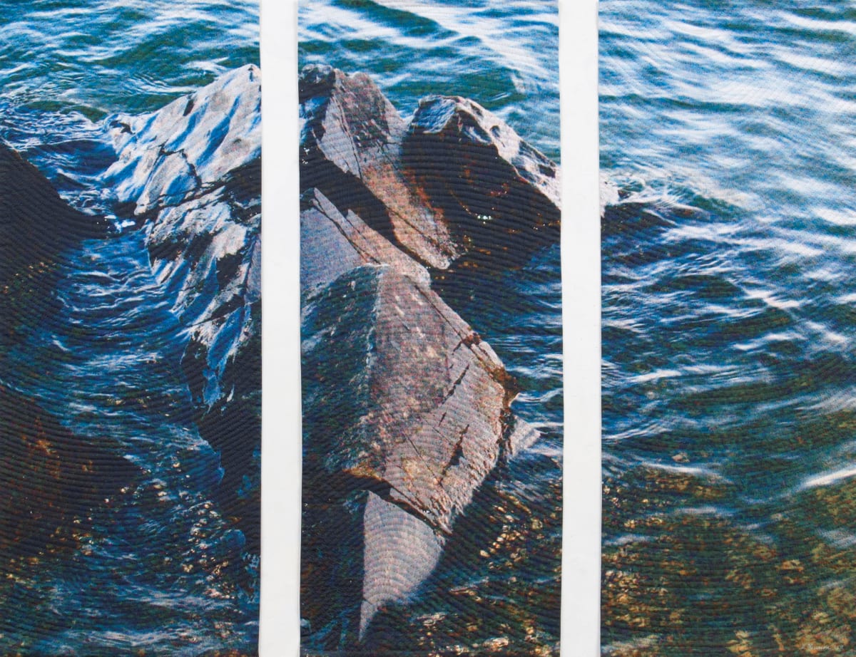 Lake Rock Triptych by Marilyn Henrion, Image 1.