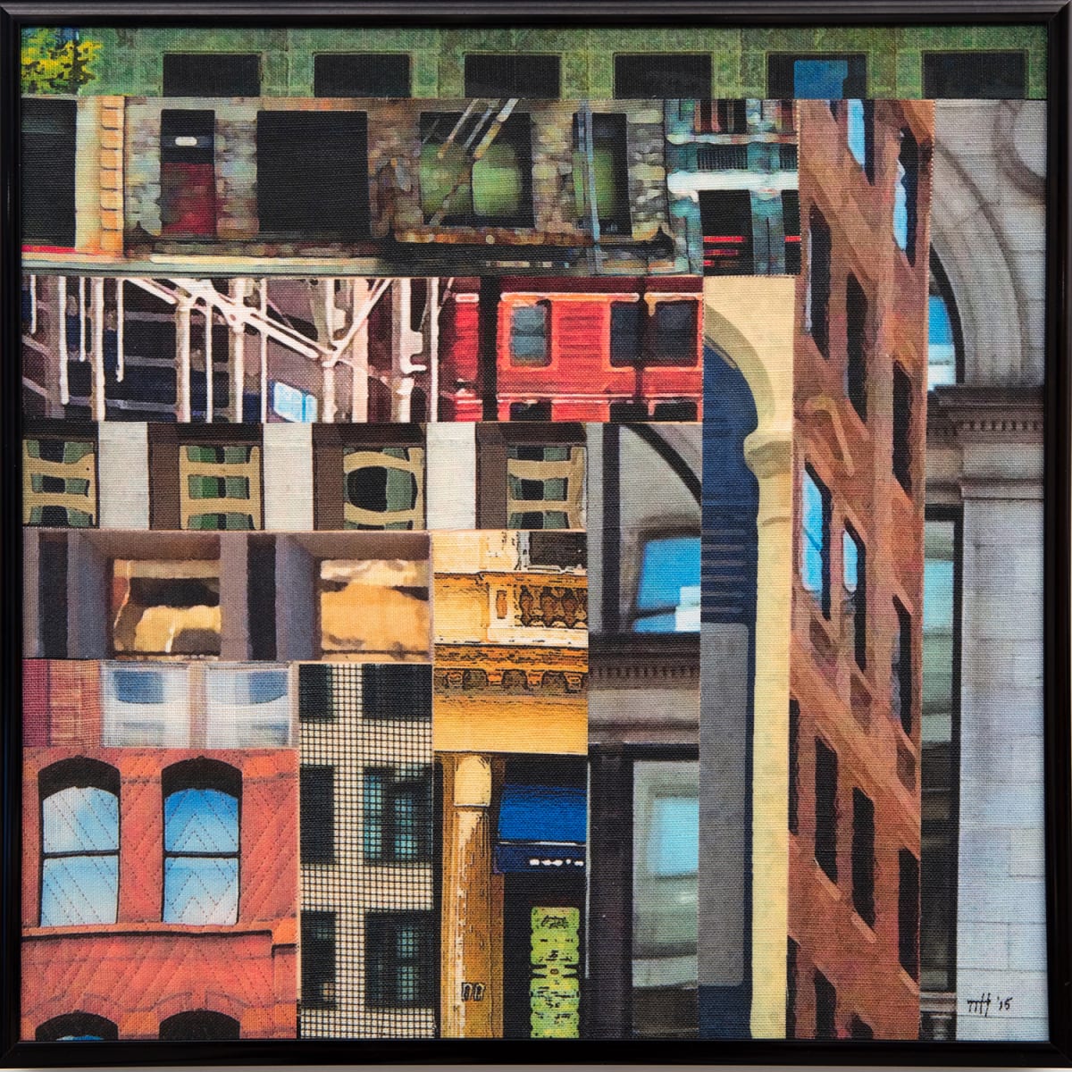 Patchwork City 13 by Marilyn Henrion  Image: Patchwork City 13