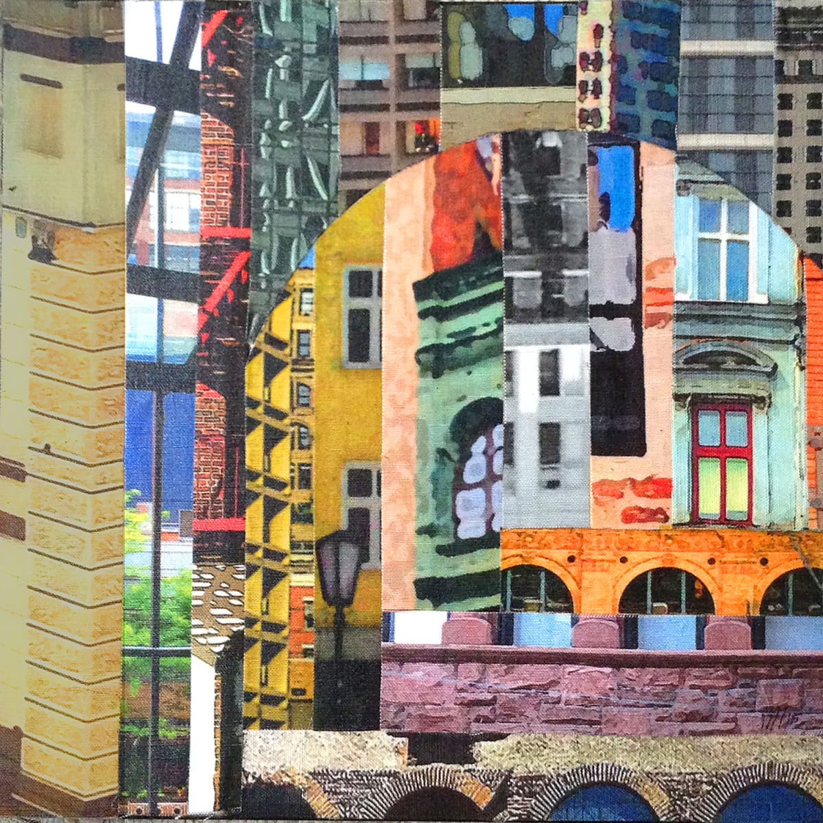 Patchwork City 18 by Marilyn Henrion, Image 1.