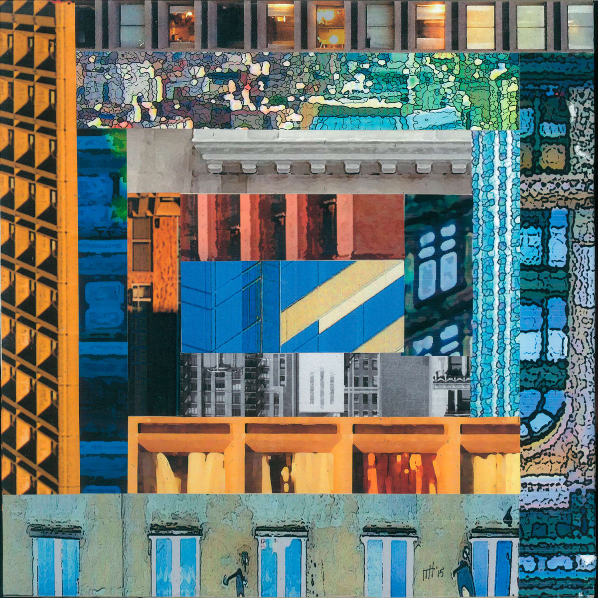 Patchwork City 1 by Marilyn Henrion, Image 1.
