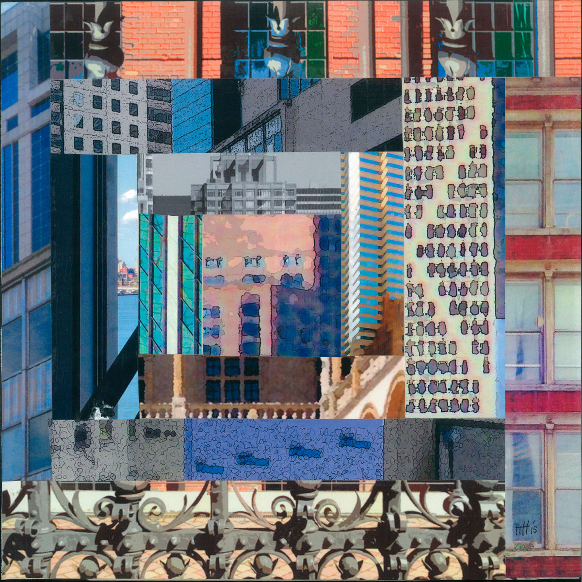 Patchwork City 3 by Marilyn Henrion, Image 1.
