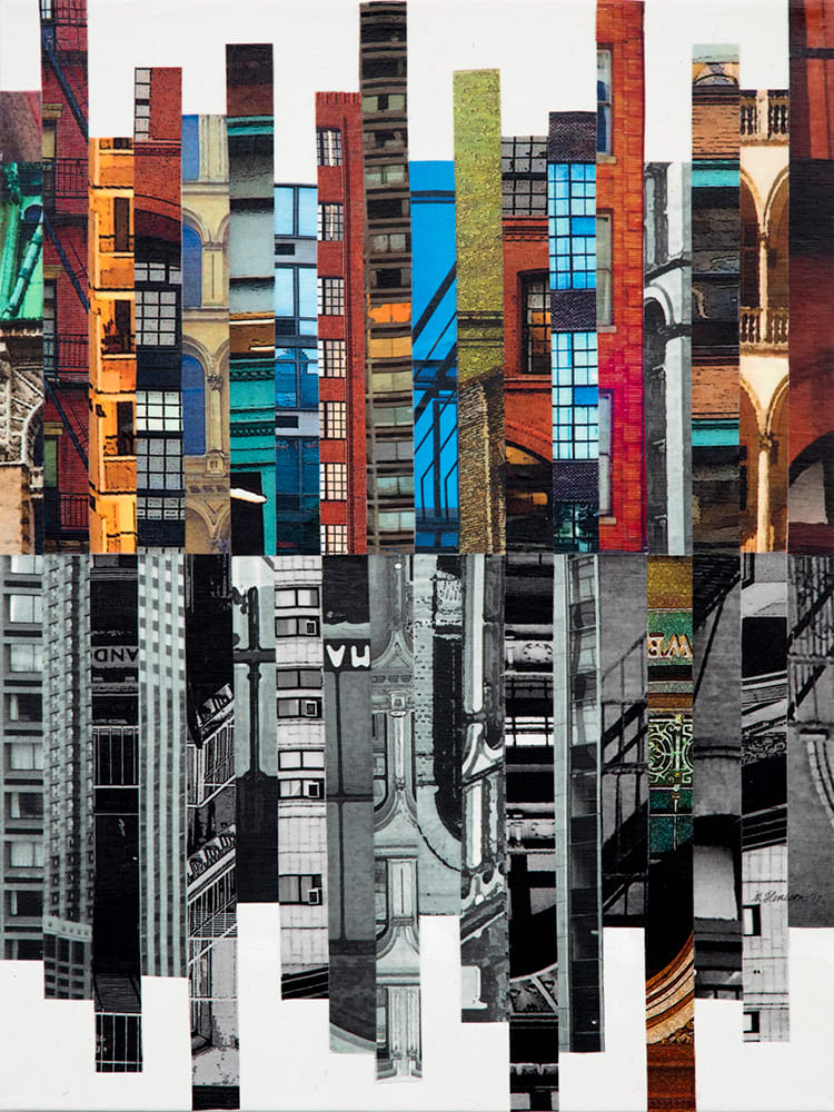 Patchwork City 72 by Marilyn Henrion 