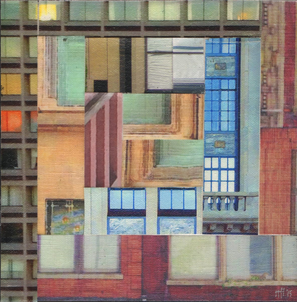 Patchwork City 7 by Marilyn Henrion, Image 1.