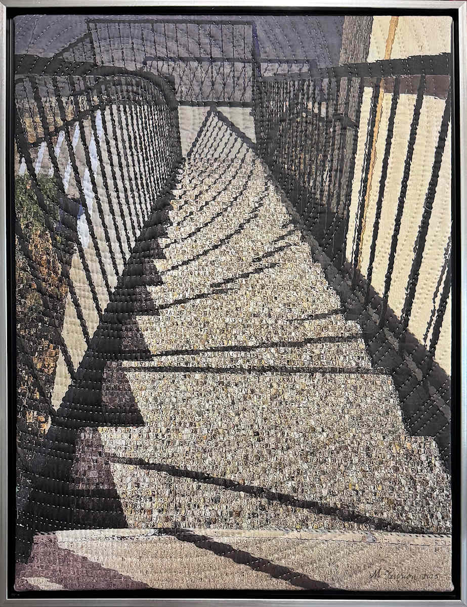 Night Shadows: Preston Place by Marilyn Henrion  Image: Night Shadows: Preston Place- framed