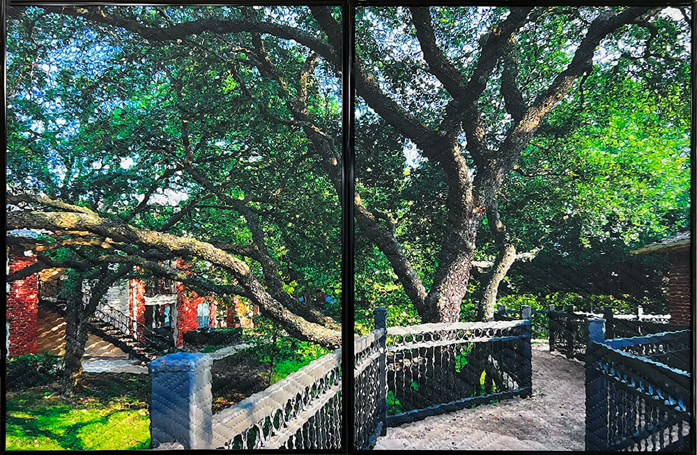Preston Place 3- Diptych by Marilyn Henrion  Image: Preston Place 3- diptych- framed