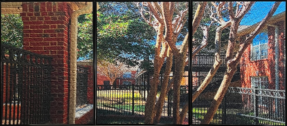 Preston Place 2- Triptych by Marilyn Henrion  Image: Preston Place Triptych- framed