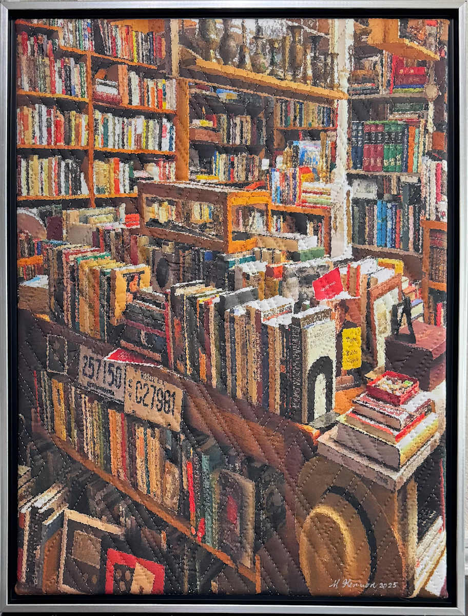 Private Library Bonners Ferry Idaho by Marilyn Henrion  Image: Private Library- framed