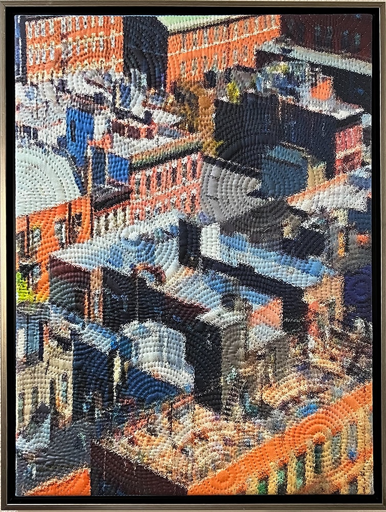 Greenwich Village Rooftops by Marilyn Henrion  Image: Greenwich Village Rooftops- framed