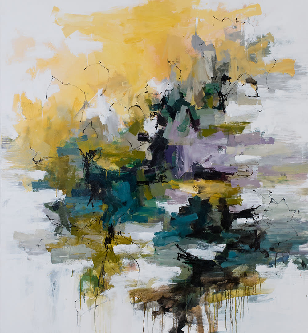 Lemon Trees in the Courtyard by Carlos Ramirez 