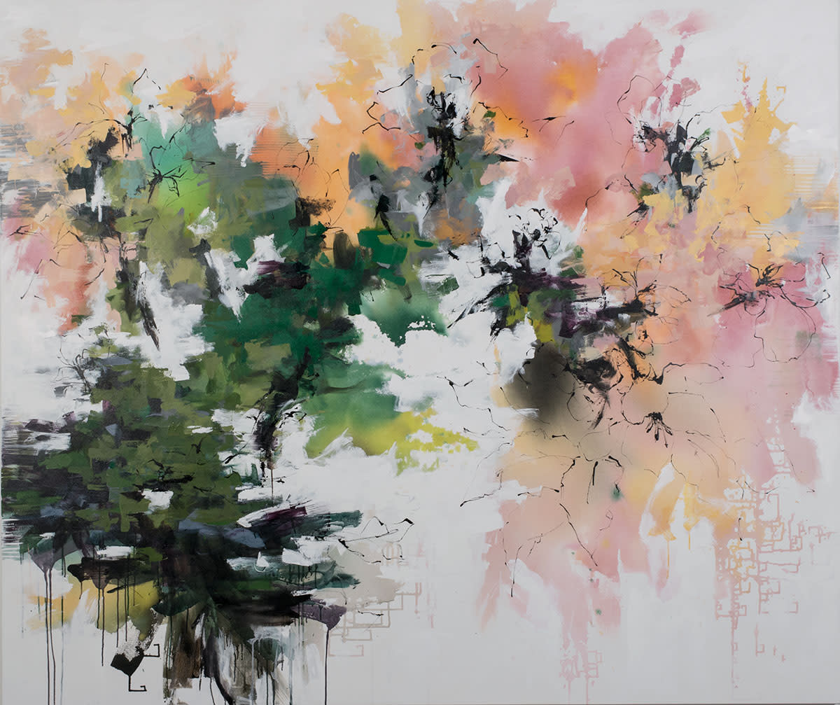 Bougainvillea Arch Over the Garden Gate by Carlos Ramirez 