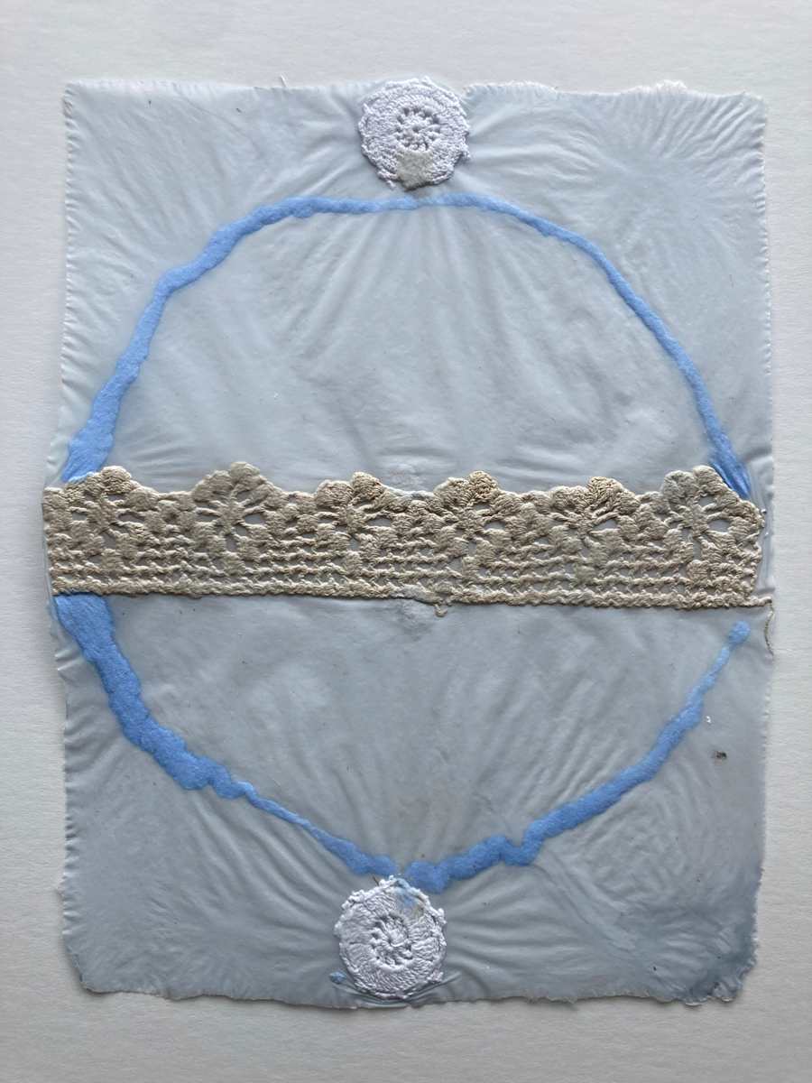 Blue Textile I by Ann Marie Kennedy 