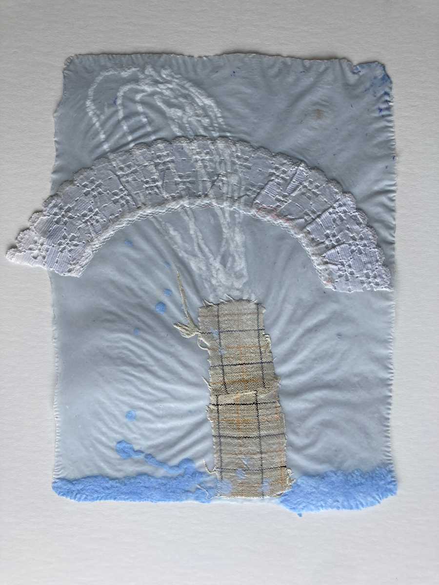 Blue Textile II by Ann Marie Kennedy 
