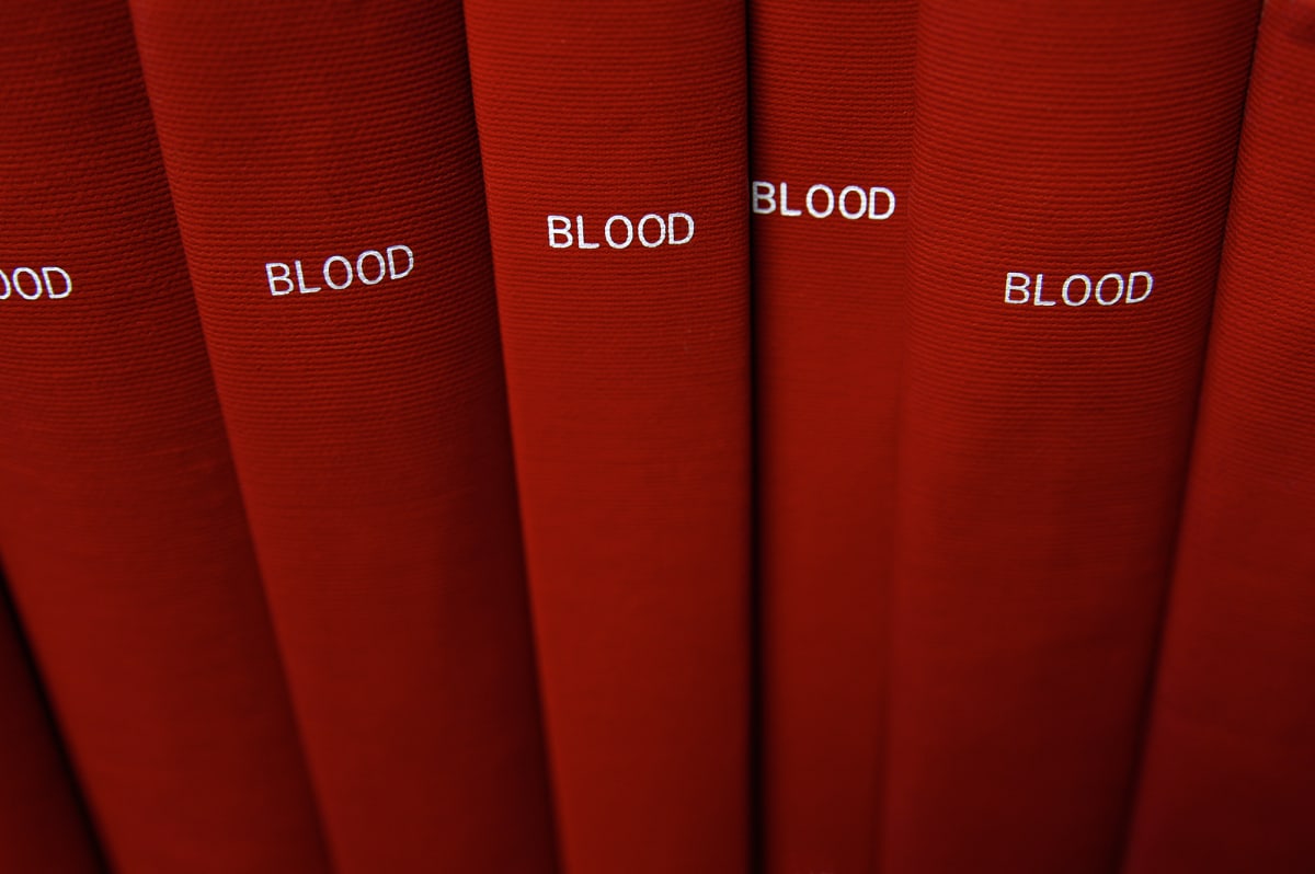 BLOOD by Hand Luggage by Mickey Smith Studio, Image 1.