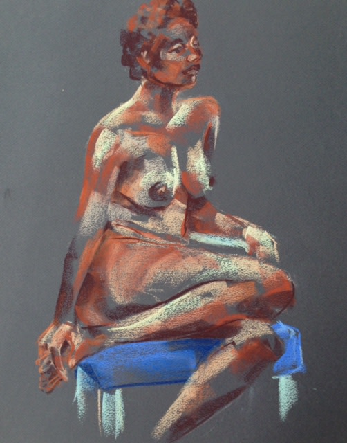 Pastel Model 2 by Jean Lewis 