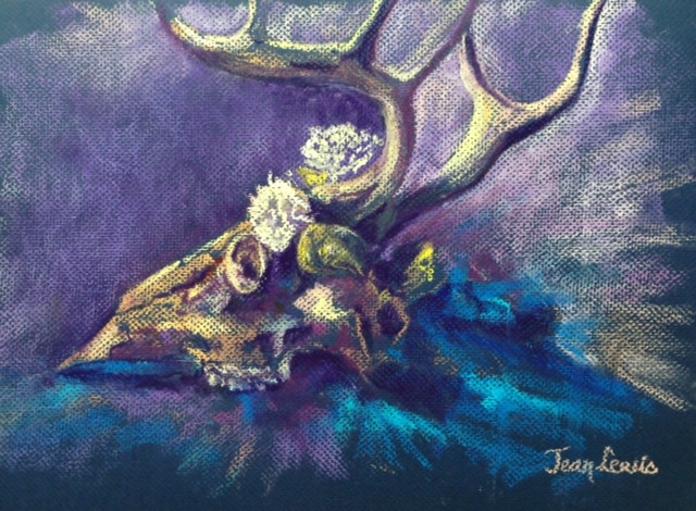 Deer Skull by Jean Lewis 