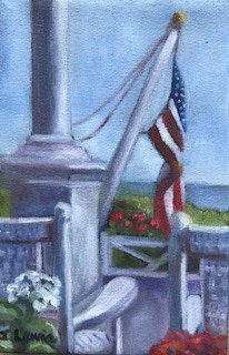 View from the Dining Room of the Grand Hotel by Jean Lewis 