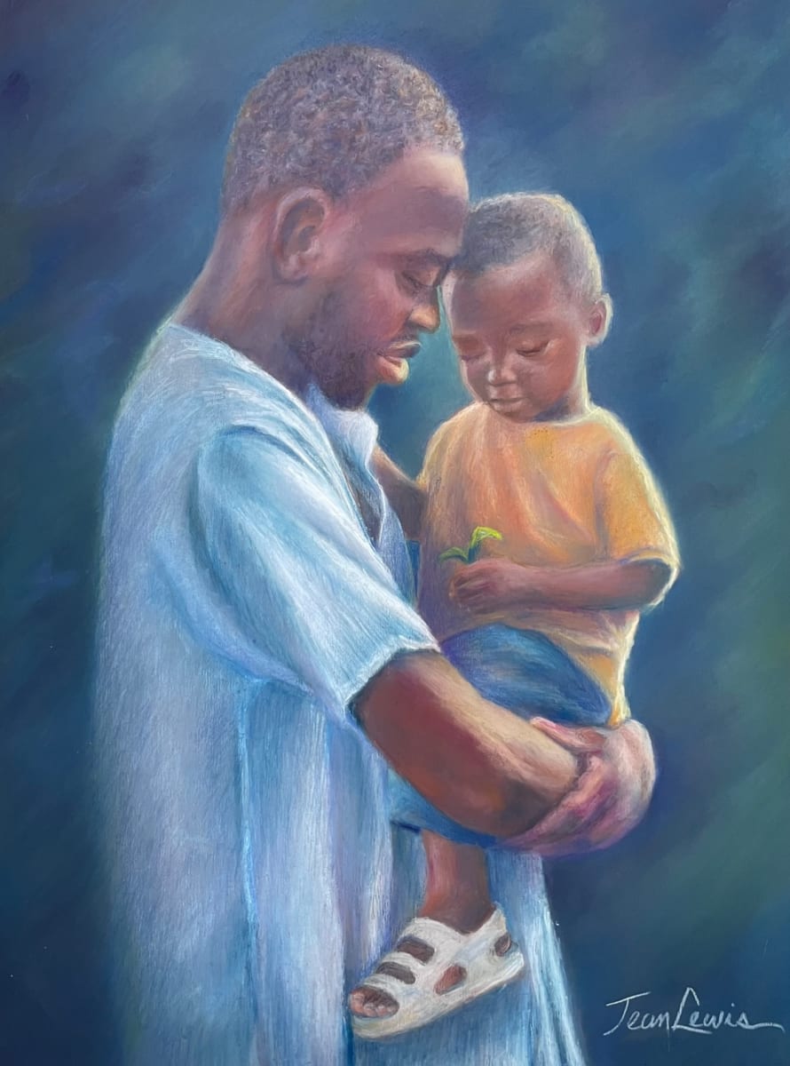 Ghanaian Father & Son by Jean Lewis, Image 1.