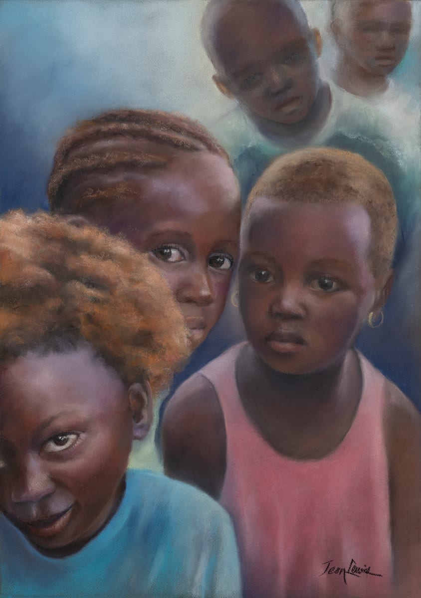 Malian Faces by Jean Lewis 