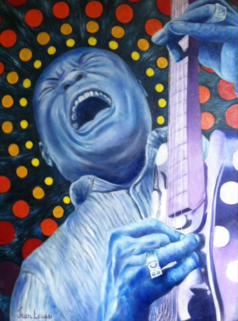 Blues Man by Jean Lewis 