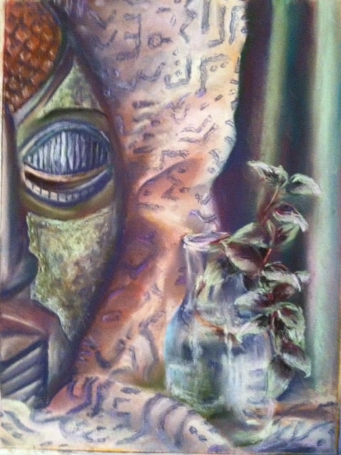 Still Life with Mask by Jean Lewis 