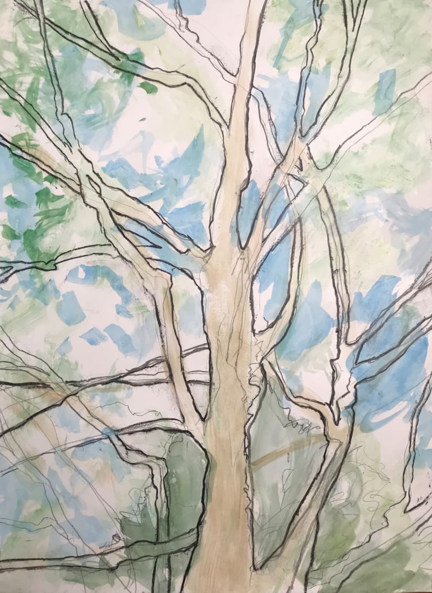 Tree Study, Spring by C. Clinton 