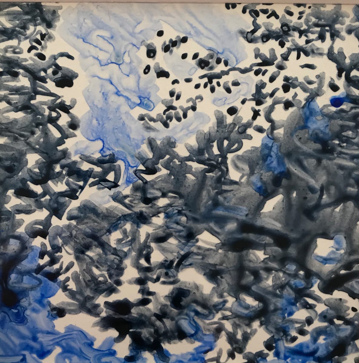 Shapes in Blue Study1 by C. Clinton 