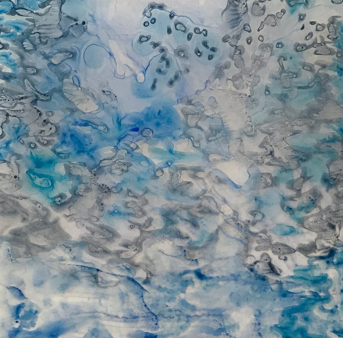 Shapes in Blue Study 3 by C. Clinton 