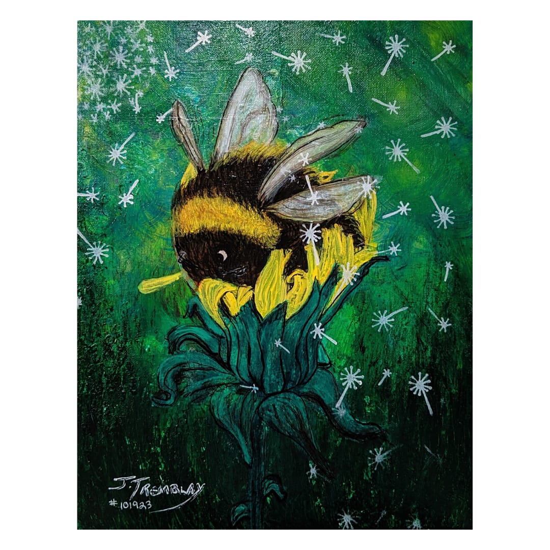 The Newbee  Image: The Bee and our world are so closely intertwined, from pollination to pots of honey, a Bee enhances our environment in every way.