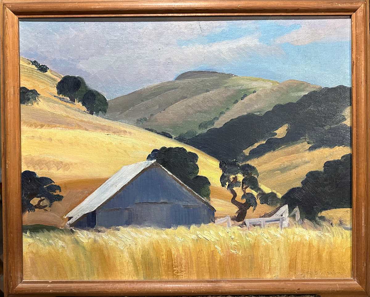 California  Golden Hills by Eugene Kingman 