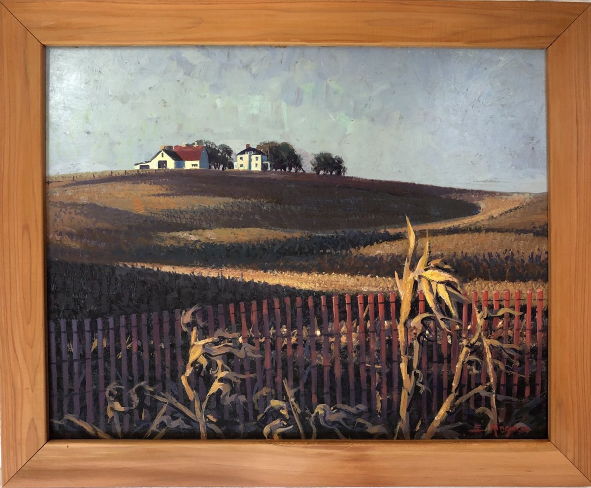 Corn Country #2  (Nebraska)  1969 by Eugene Kingman 