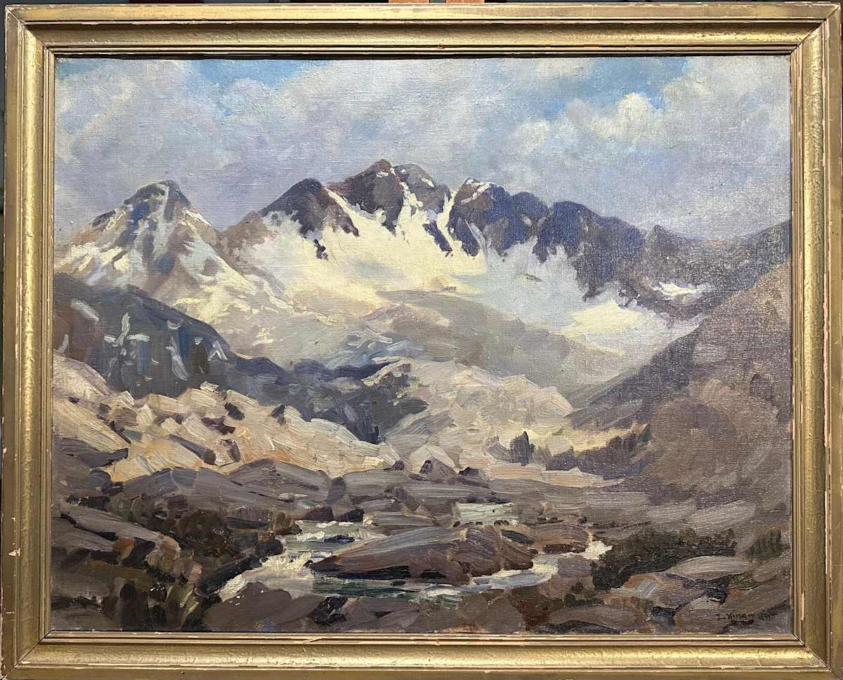 Mt Goddard (High Sierras) by Eugene Kingman 