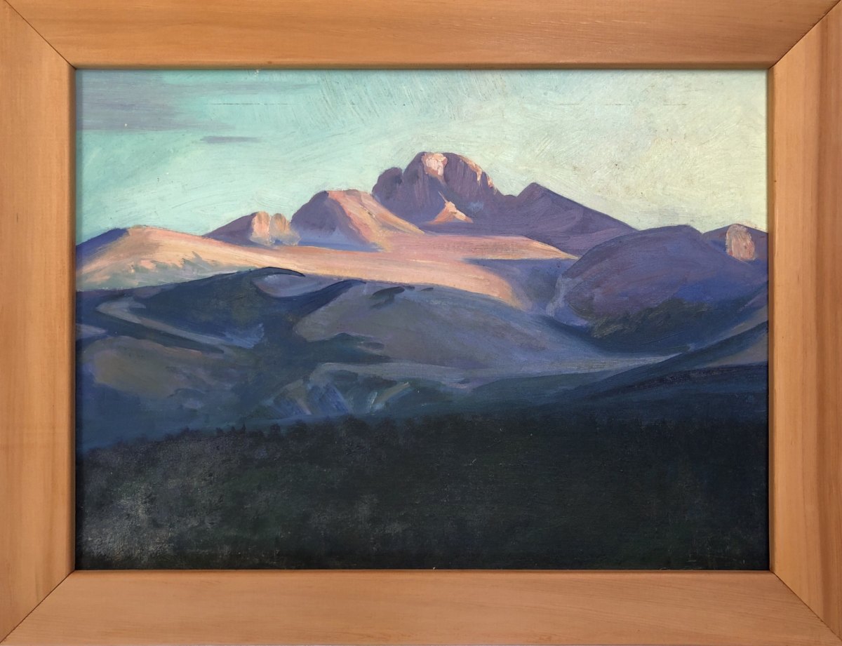 Southwest Mountain Peak c. 1970 by EUGENE KINGMAN 