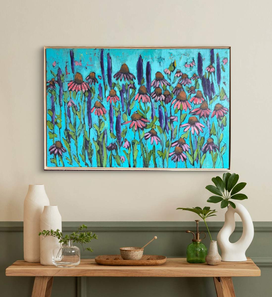Coneflower Garden by Carmen Duran 