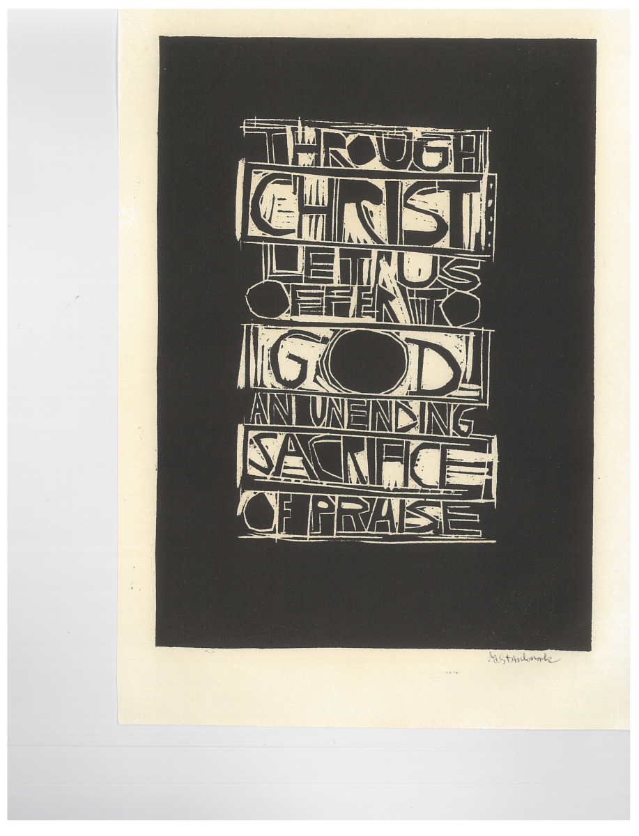 Through Christ by Meinrad Craighead 