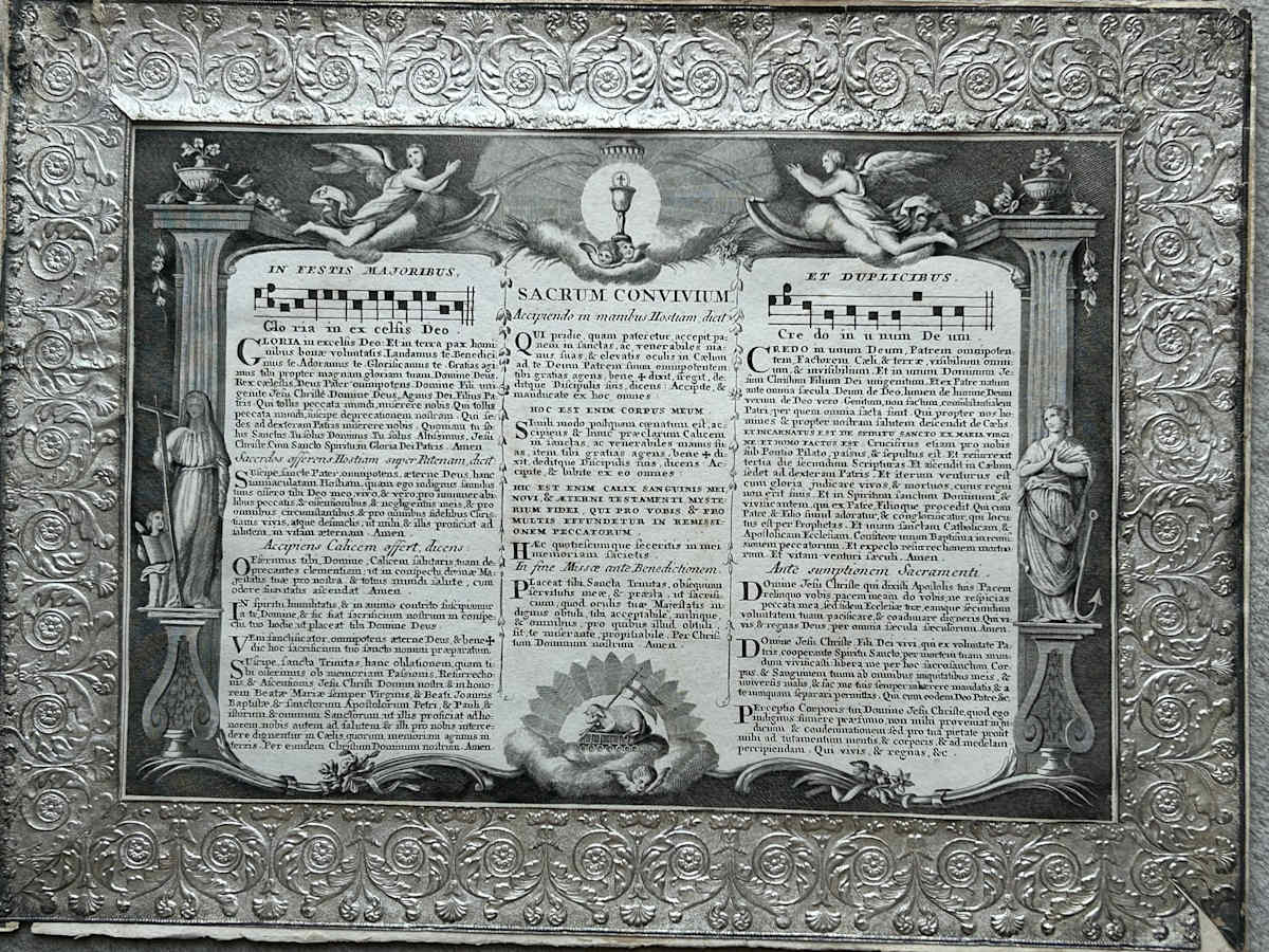 Altar Cards (Latin Rite) 