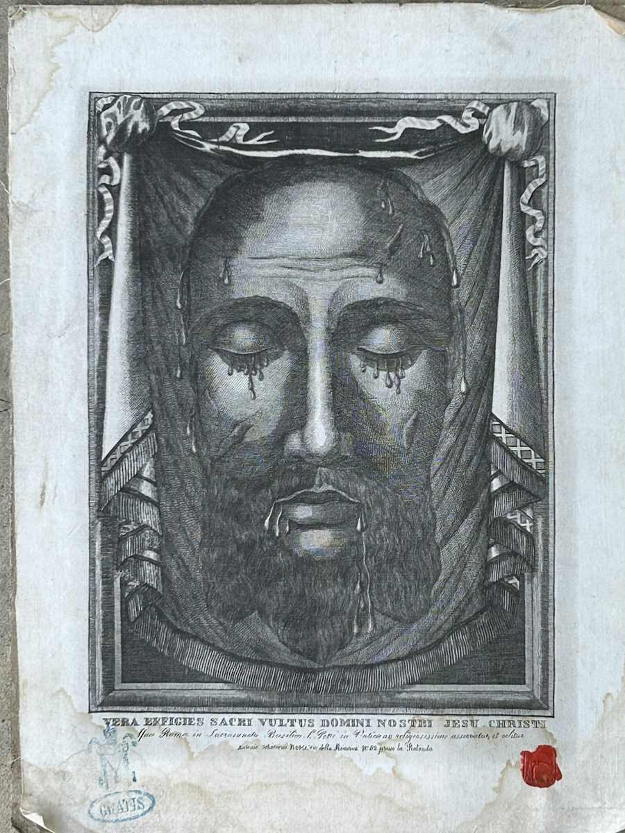 True Image of the Holy Face of Our Lord Jesus Christ by Antonio Schiavoni 