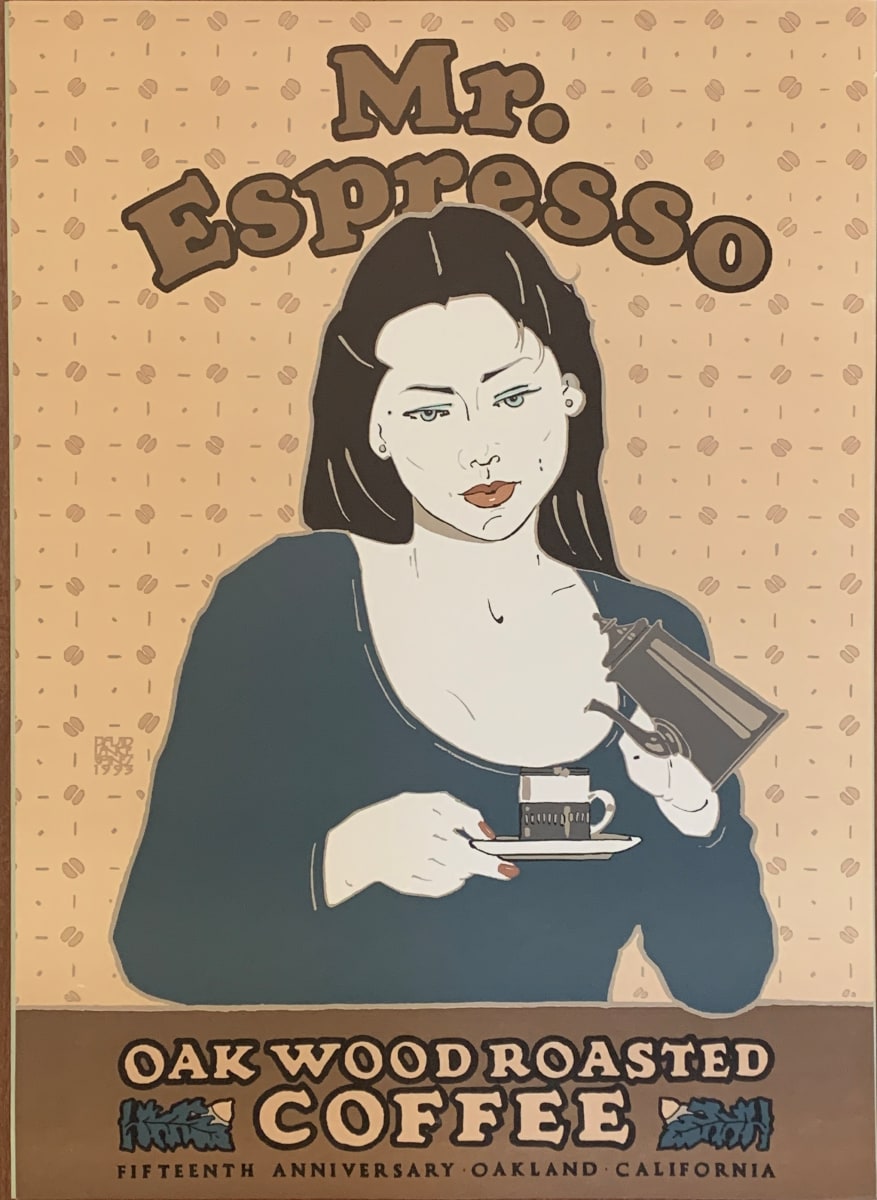 Mr. Espresso - Fifteenth Anniversary by David Lance Goines 