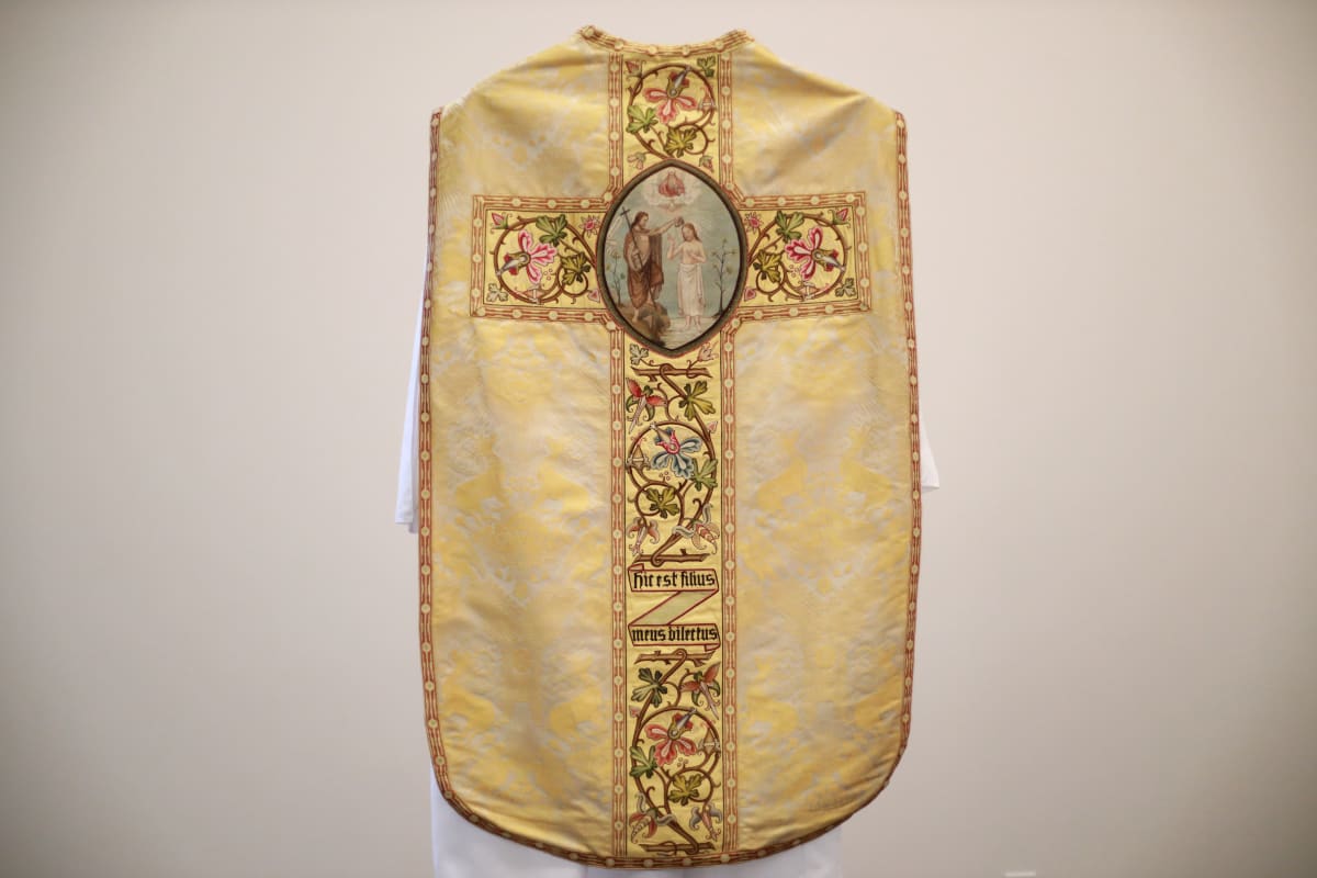 Chasuble and Dalmatic Set - "Baptism of the Lord" 