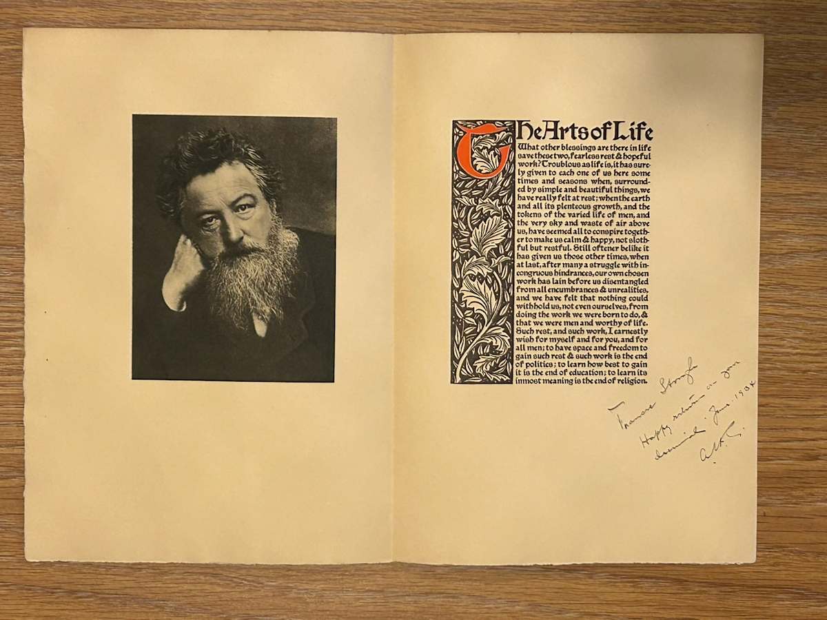 William Morris Centenary Exhibition by John Henry Nash 