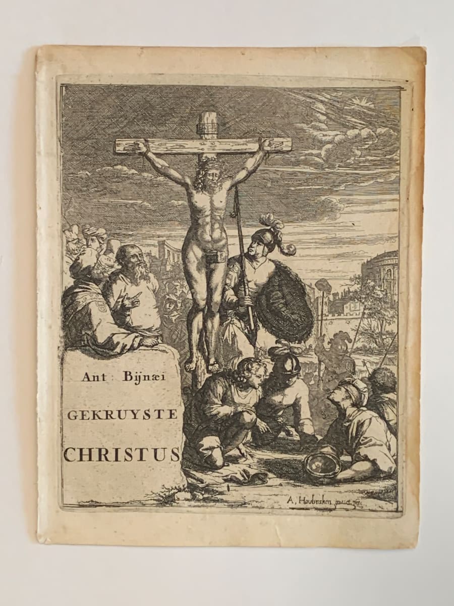 Gekruiste Christus by Arnold Houbraken 
