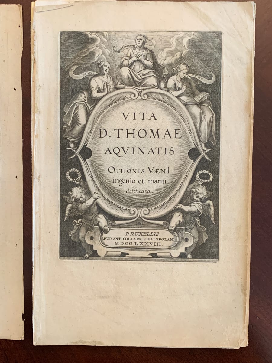 Vita d. Thomae Aquinatis by Otto Vaenius 