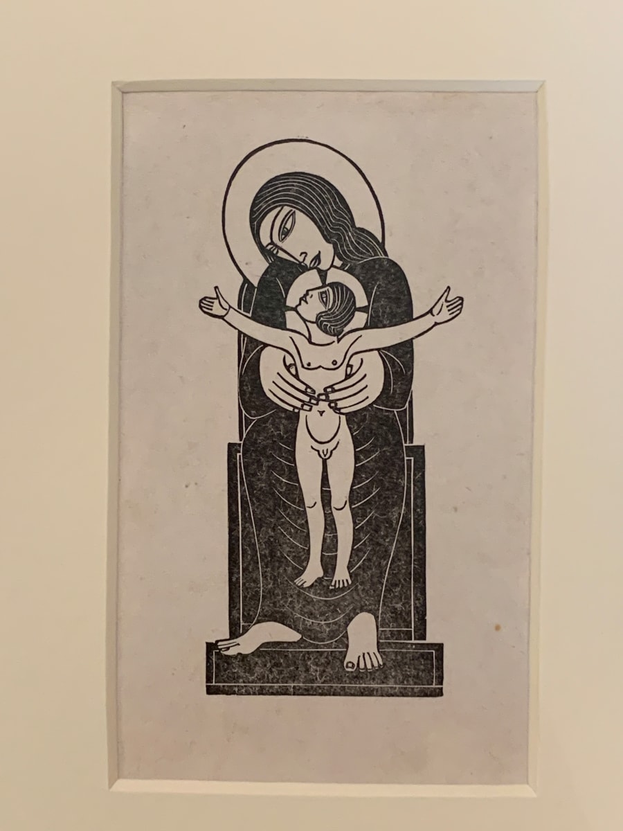 Madonna and Child by Eric Gill 