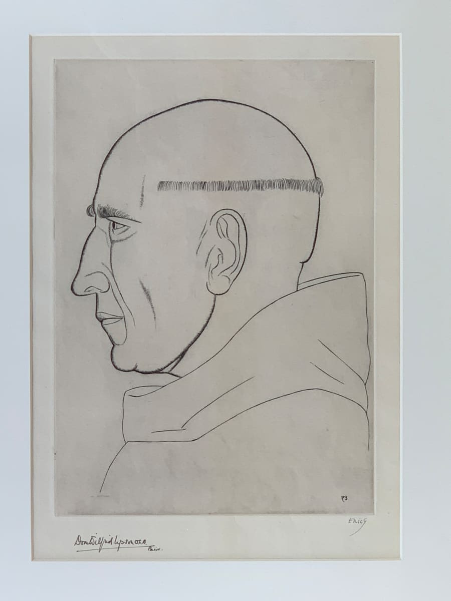 Prior of Caldey, The ("Dom Wilfred Upson, O.S.B.") by Eric Gill 